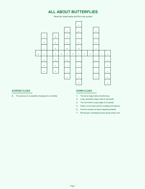 Crossword and Logic Puzzle Interior Sample